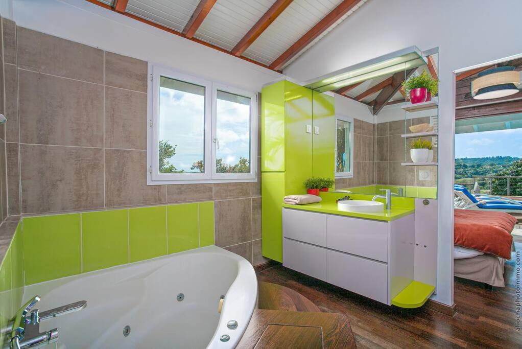 Luxueuse Villa Katleya, Vue Mer Le Vauclin Exterior photo